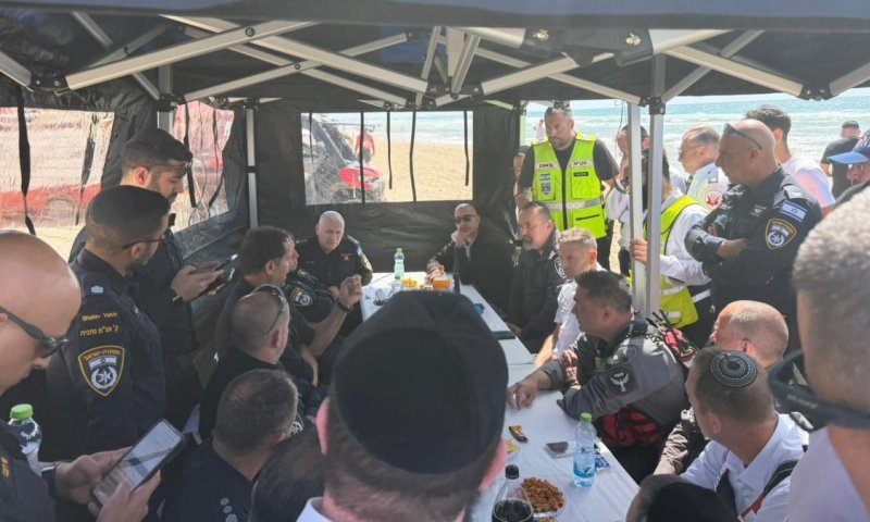 נמשכים החיפושים אחר הנעדר החרדי בחוף צאנז בנתניה