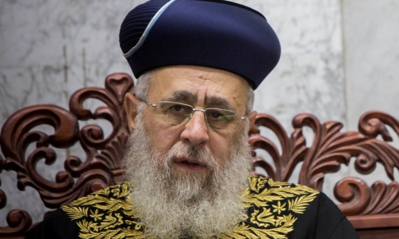 "המדינה תישאר בלי תורה": קריאת החירום של הראשון לציון