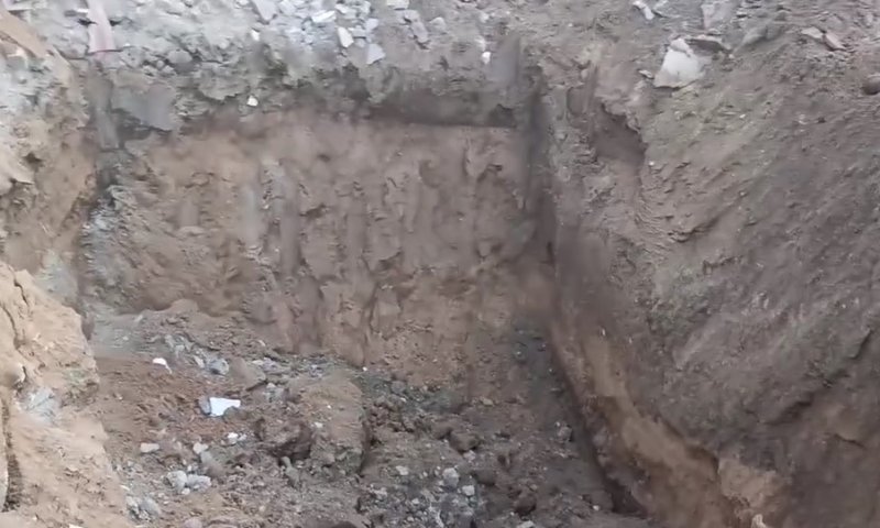 עזה: כך נראה בית הקברות "אלבטש" לאחר חילוץ גופתו של רן גואילי הי"ד 