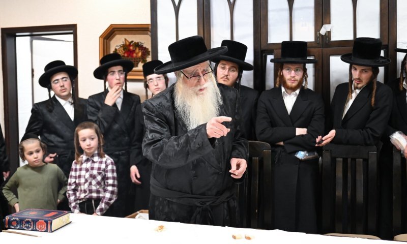 הרבי שלח את הבחורים לבדוק: תיעוד ענק מחג הפסח בחצר צאנז