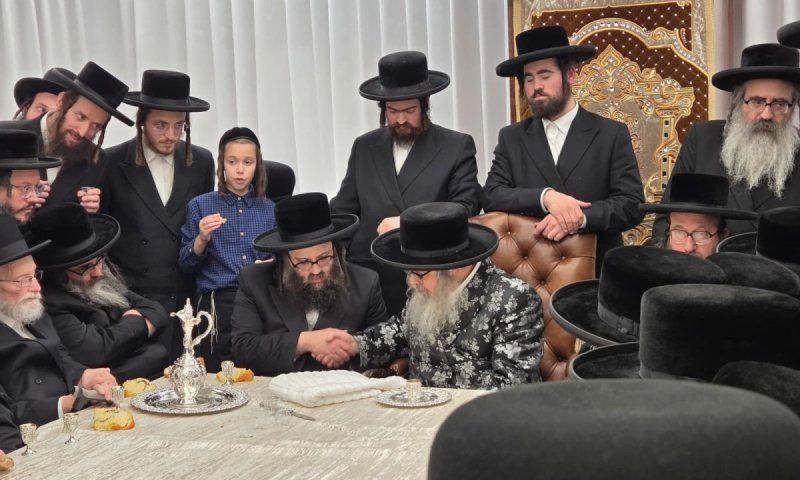 כהונה חדשה: הרבי מסאטמר הכתיר את בנו ר' אהרן כרב הקריה