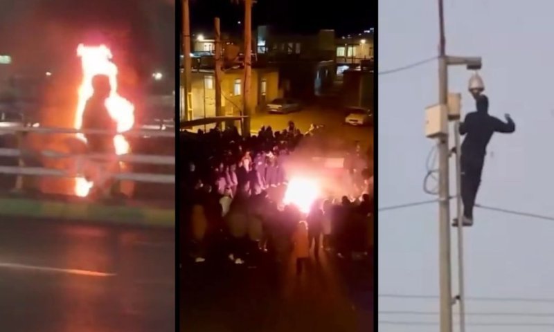 היום ה-12 למהומות: המחאה באיראן גוברת &ndash; מצלמות המשטר נוטרלו, פסלים הושמדו