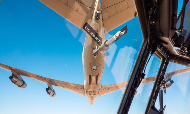 תיעוד: 550 תדלוקים באוויר למטוסי הקרב מעל איראן