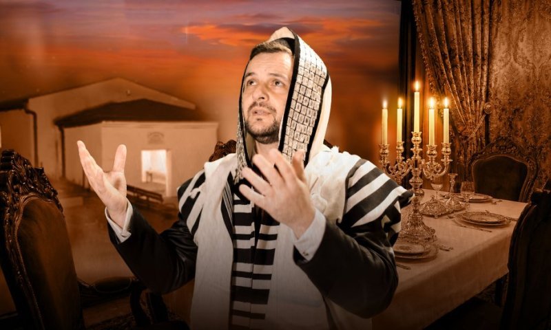 הולחן בציון הקדוש של בעל התפארת שלמה מראדומסק: יחיאל ליכטיגר עם "רברבין"