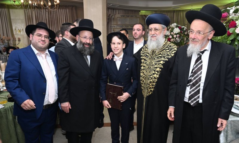 הברנז'ה התייצבה: שמחת הבר מצווה הנוצצת לבנו של יענקי קצבורג