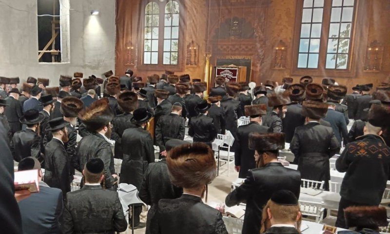 הנכדים עשו היסטוריה לקראת ההילולא ה-101: כך נחנך ביהמ"ד של הצדיק