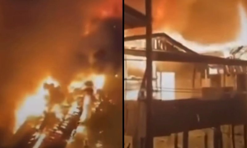 אסון במלזיה: מאות בתים עלו באש בדליקת ענק