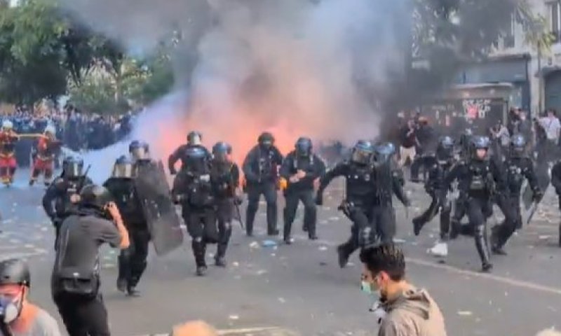 מקרון מכריז מלחמה על המתפרעים: "מי שניסה להפיל את הרפובליקה - ישלם"