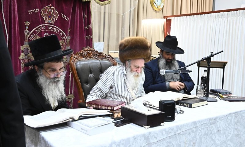 המקובל הגרי"מ מורגנשטרן מסר שיעור מיוחד בישיבת תורת הנסתר 'עיטור רבנים' בבני ברק