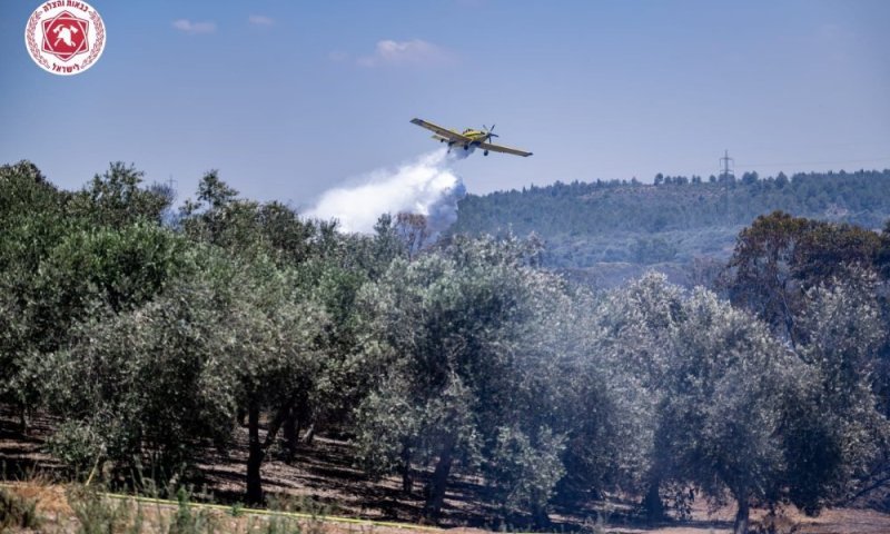 שריפת ענק השתוללה בשומרון וכילתה לפחות 13 בתים