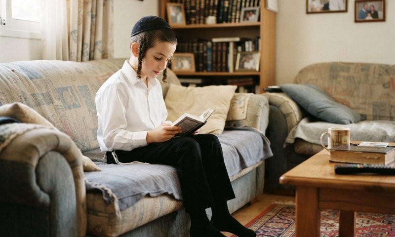 איך ילד החיידר רכש שליטה באנגלית מהספה בסלון?