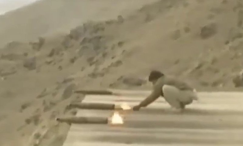 תיעוד מהעבר: כך נראו הרקטות המאולתרות במלחמת האזרחים באפגניסטן