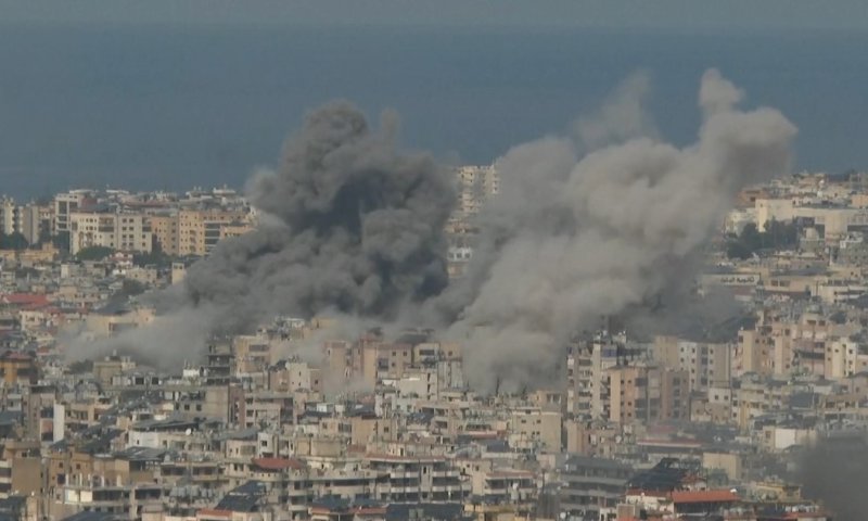 גל התקיפות הבוקר בדאחייה שבביירות | תיעודים