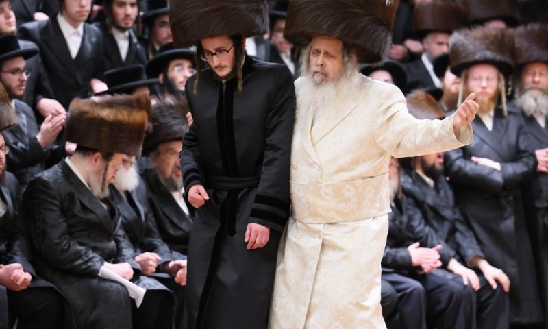 שמחת החתונה לנכד האדמו"ר מסאטמאר באולם המשופץ בויליאמסבורג