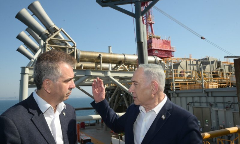 נתניהו באסדת לוויתן: "400 מיליארד שקל לקופת המדינה"