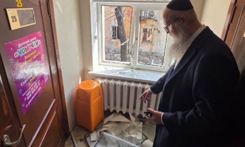 כטב"ם התפוצץ במתחם היהודי, הגויים ביקשו מזוזות