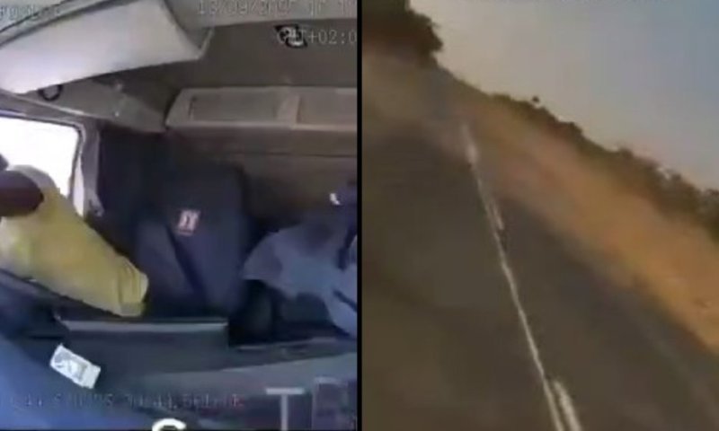 זימבבואה: נהג משאית נרדם על ההגה והתהפך