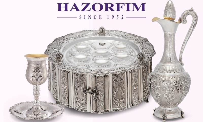 הצורפים מחסלים את מלאי החג, כלי הכסף הטהור 925 לפסח עד הפריט האחרון