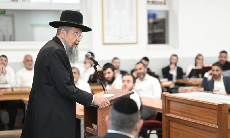 בדרך להפוך לעיר התורה הספרדית בצפון: הגאב"ד הגר"א פרץ ביקר בבית שאן וחיזק את בני הקהילה
