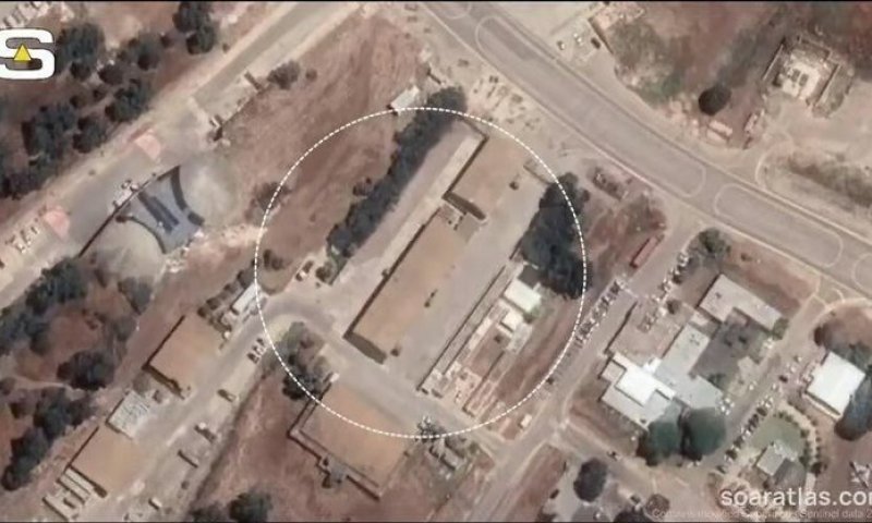 תצלומי לוויין חושפים: סימן חריג בהאנגר ברמת דוד