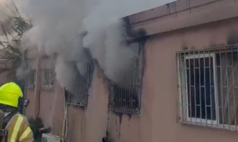 שריפה במגורי תלמידים בישיבה בביתר עילית - התלמידים נמלטו | צפו