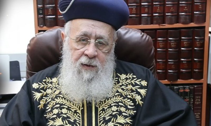 לראשונה בהיסטוריה הראשל"צ יצחק יוסף קורא בצער נורא: "הילדים כולם בני תורה"