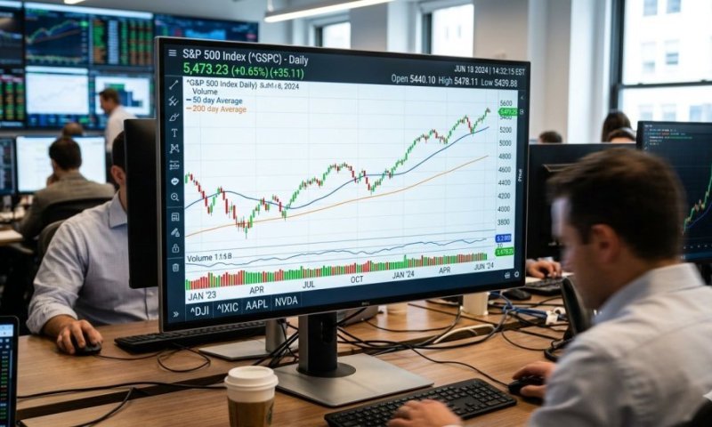 המשקיעים בשמים: מדד ה- S&P 500 מטפס לשיאים חדשים