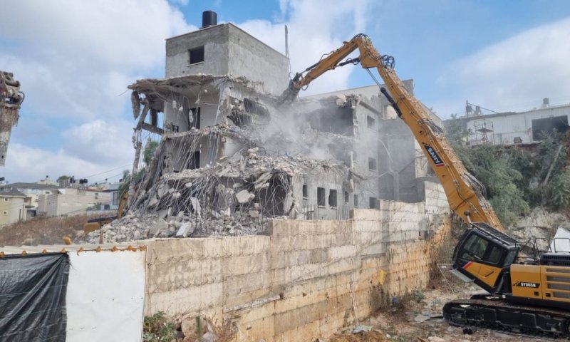 החגיגה נגמרה: הכוחות הרסו מבנים לא חוקיים בכפר קאסם