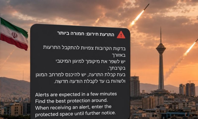 "הודעות כלואות": זו הסיבה שתושבי בני ברק קיבלו התרעה על ירי טילים 