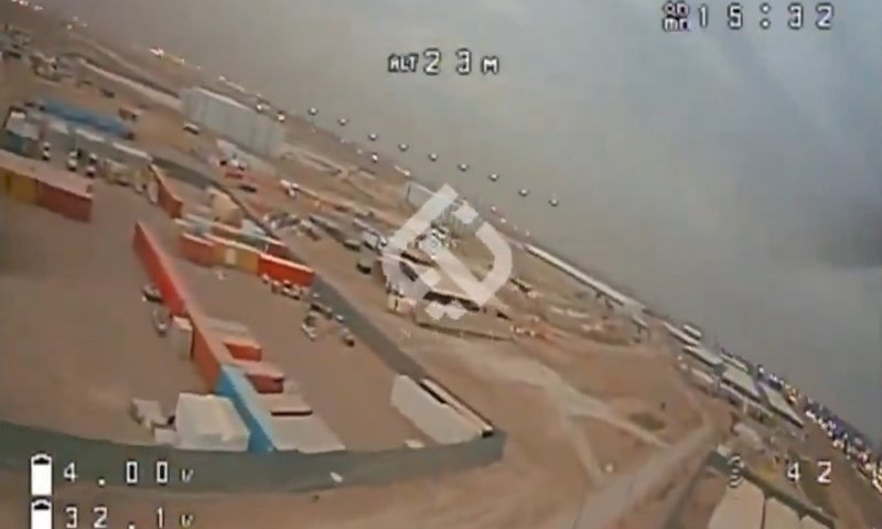 המליציות בעיראק מפרסמות: תיעוד של כטב"ם פוגע בבסיס של צבא ארה"ב