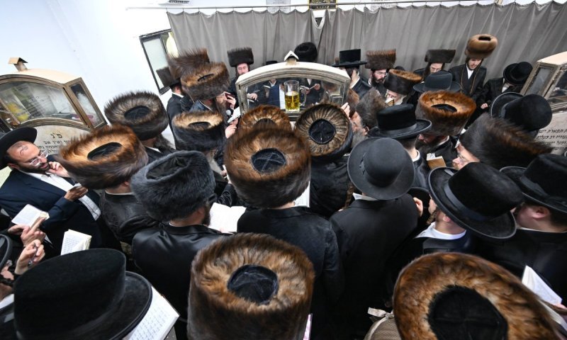 הציון הקדוש שהוא תל תלפיות: מערך ענק להילולת ה'אמרי יוסף' מספינקא זי"ע 