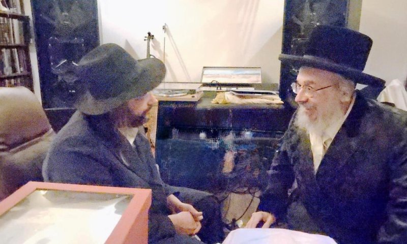 האדמו"ר מביאלא ארה"ב ביקר את הגאון הינוקא וחשף את הנס