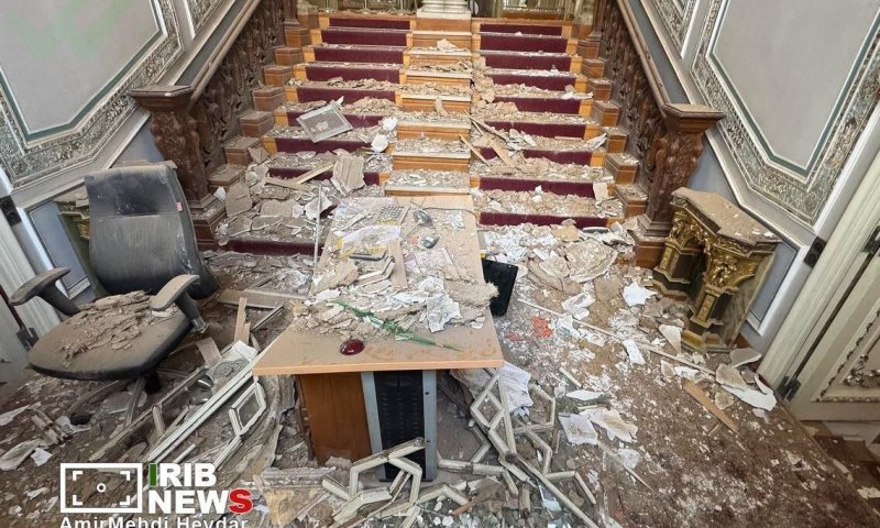 דיווח באיראן: תקיפות בטהראן פגעו בארמון היסטורי מרכזי