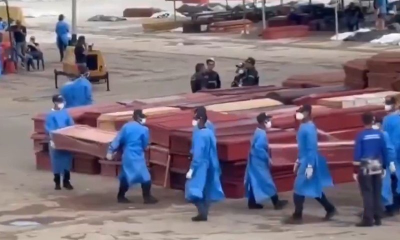 סערה בוונצואלה: חשש להסתרת ממדי האסון | תיעוד חושף ריכוז המוני של ארונות קבורה