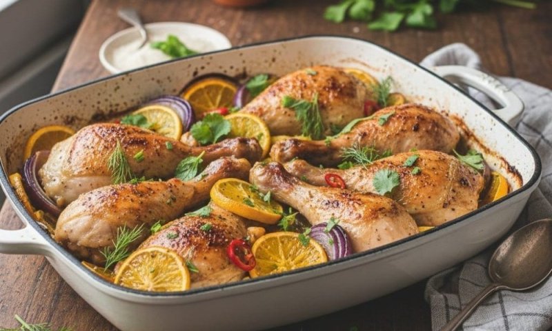 ריח של שבת מהתנור: כרעיים עסיסיות ברוטב הדרים מנצח