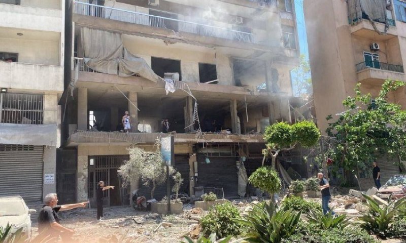 בתגובה לירי לצפון: צה"ל תקף בלב הדאחייה בביירות