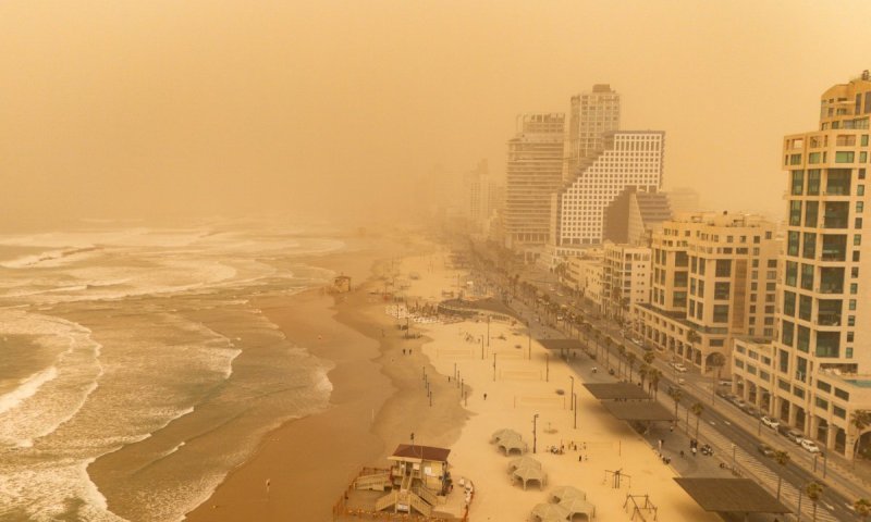 צפוי זיהום אוויר גבוה עד גבוה מאוד בכל חלקי הארץ 
