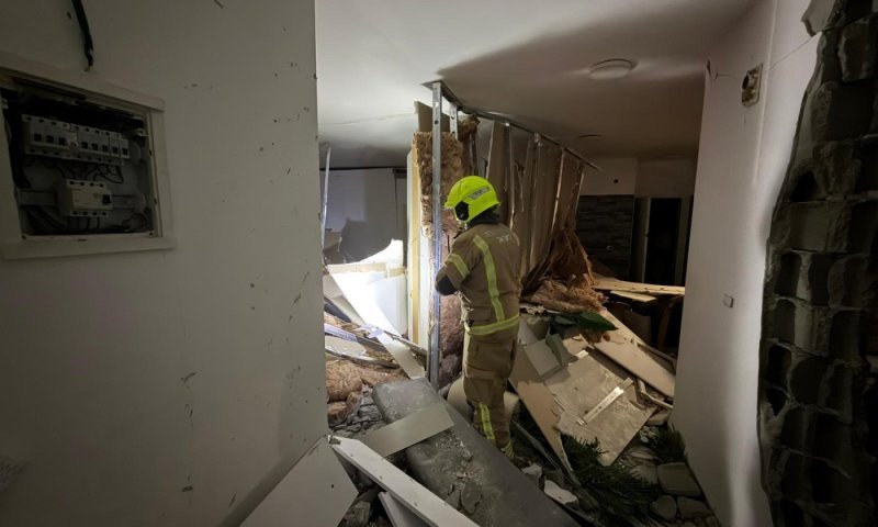 במהלך הלילה: 58 נפגעים בזירת נפילה ישירה בזרזיר, הרס רב בישוב