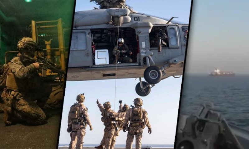 המצור הימי מחריף: ארה"ב פרסמה את תיעוד ההשתלטות, איראן מאיימת בנקמה