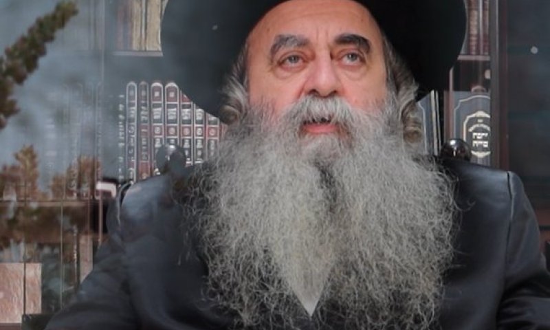 "למי שרוצה שירחמו עליו מן השמים": הגאון רבי סיני הלברשטאם יוצא מגדרו