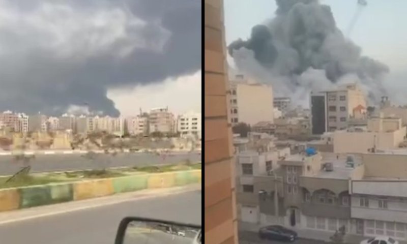 התקיפות באיראן: האש בעיר הנמל ממשיכה לבעור 