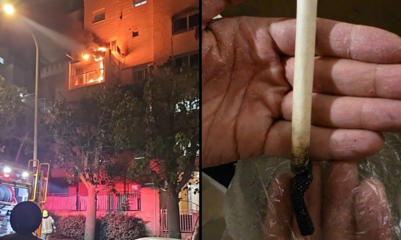 שתי שריפות יום אחר יום באותו בניין: הדיירים בדקו את המזוזה וחשכו עיניהם