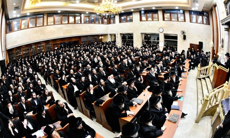 הדרכת הבית החסידי: המונים במשא הקודש של האדמו"ר משבט הלוי