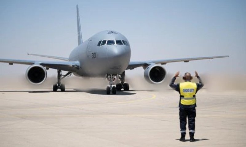 חיל האוויר האמריקני החל לפנות חלק ממטוסי התדלוק מנתב"ג