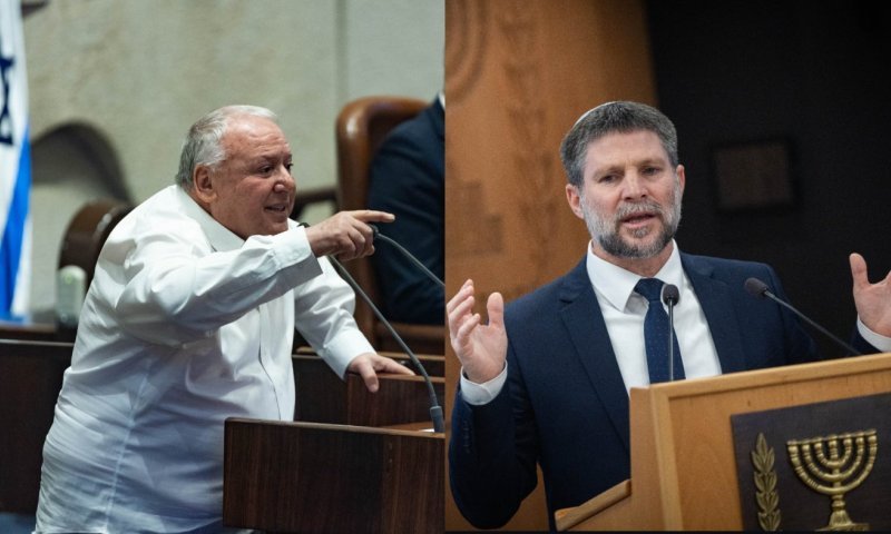 סמוטריץ' ואמסלם הטיחו זה בזה: "אתה חוצפן", נתניהו התערב וגער