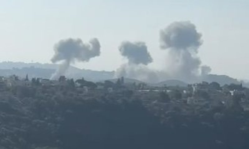 גל תקיפות של צה"ל באתרי שיגור בדרום לבנון