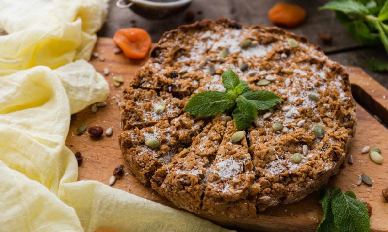 🍎🌰 פאי פירות יבשים ריחני &ndash; מתכון מיוחד לא רק לט״ו בשבט  (ללא גלוטן וסוכר)