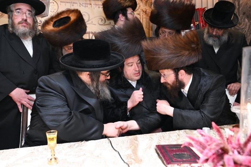 משה גולדשטיין, דוד ארזני ומאיר לביא