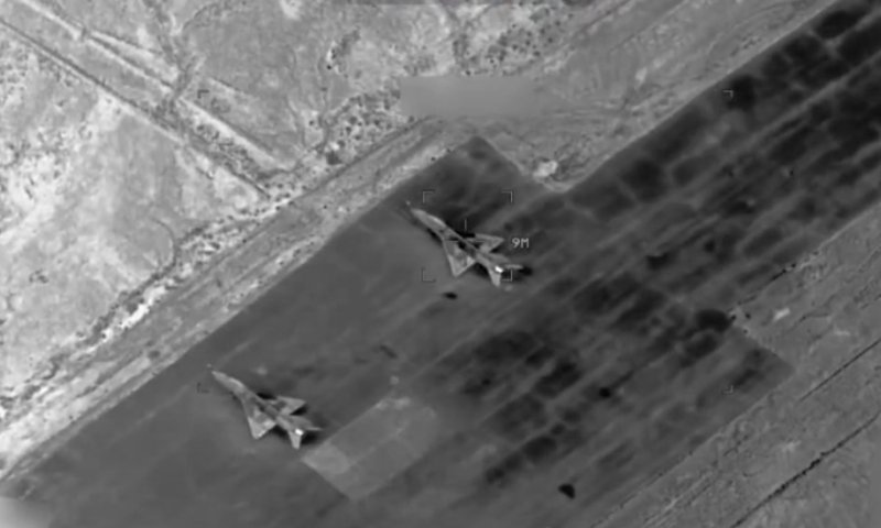 פיקוד מרכז של ארה"ב מפרסם תיעוד מתקיפת מערכת הגנה אווירית ומטוסי F-7 באיראן