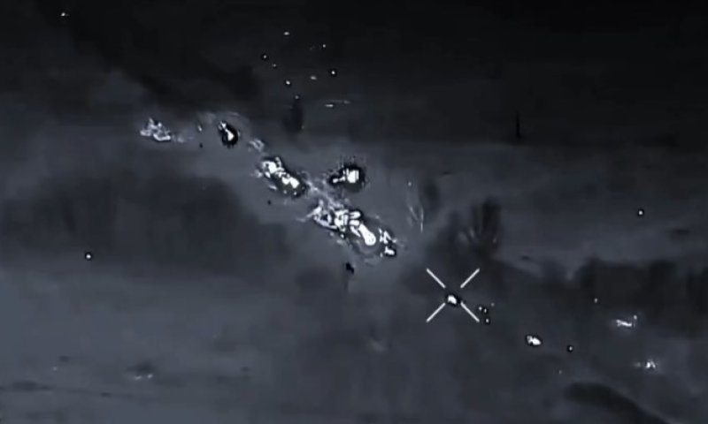 אוקראינה: שיירת כוחות רוסיים הושמדה במחוז דונייצק